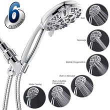 Load image into Gallery viewer, 6 Functions Handheld Shower Head
