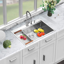 Load image into Gallery viewer, 30 Inch Kitchen Stainless Steel Drop Sink
