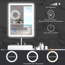 Load image into Gallery viewer, 32 x 24 Inch LED Bathroom Mirror
