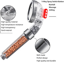 Load image into Gallery viewer, 3 Mode Function Spray Handheld Showerheads
