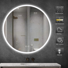 Load image into Gallery viewer, 24 Inch Round LED Bathroom Mirror
